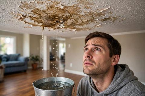 Why Is My Ceiling Leaking After Heavy Rain in Marietta?